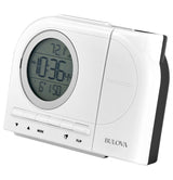 Bulova B1378 Galaxy LCD Projector Tabletop Alarm Clock