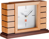 Bulova B1659 Usonian II Frank Lloyd Wright Mantel Tabletop Clock