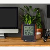 Bulova B1708 The Forecaster Weather Powerhouse Tabletop Alarm Clock