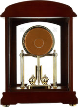 Bulova B1848 Nordale Revolving Pendulum Solid Wood Mantel Tabletop Clock