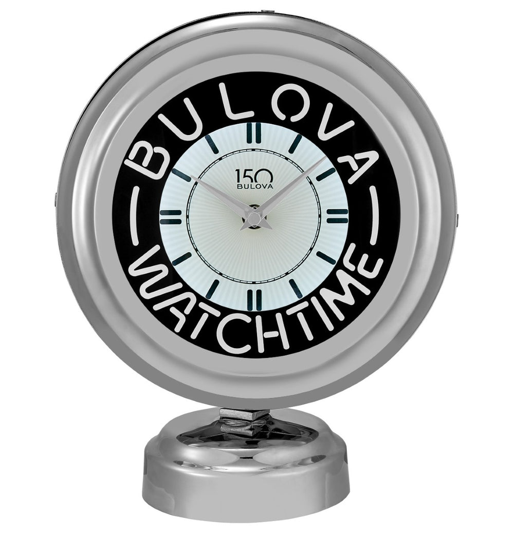 Bulova B1939 Watch Time II Tabletop Neon Clock