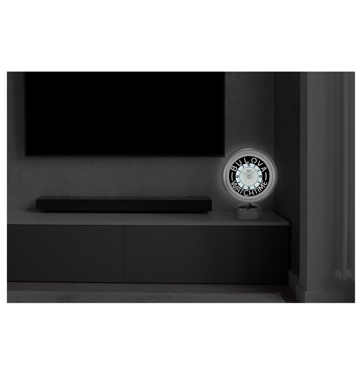 Bulova B1939 Watch Time II Tabletop Neon Clock