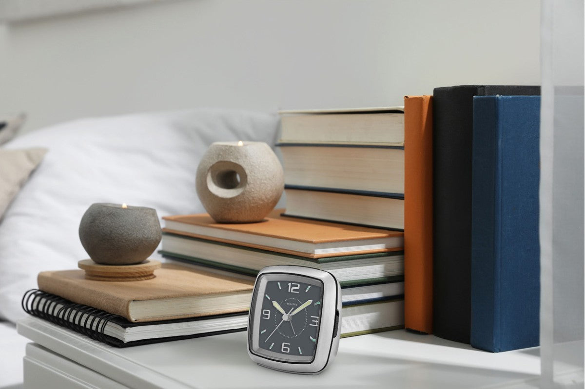 Bulova B5028 Regency Tabletop Alarm Clock