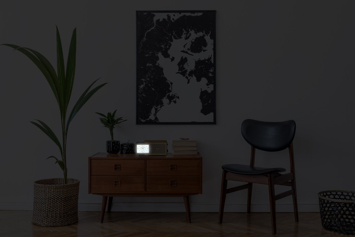 Bulova B7800 Precision Tone Bluetooth® Clock Radio, Walnut