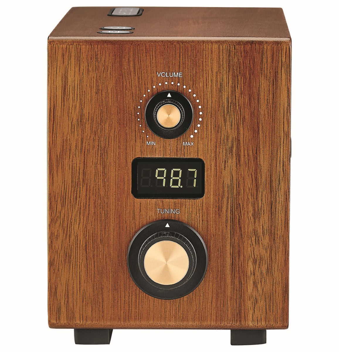 Bulova B7800 Precision Tone Bluetooth® Clock Radio, Walnut