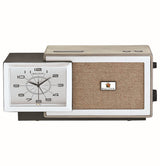 Bulova B7801 Fidelity Retro Bluetooth® Clock Radio, Ash Gray Wood (Open Box)
