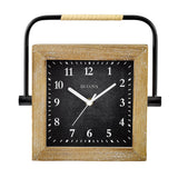 Bulova B8903 Watchman Natural Wood Mantel Tabletop Clock