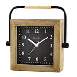 Bulova B8903 Watchman Natural Wood Mantel Tabletop Clock