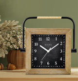 Bulova B8903 Watchman Natural Wood Mantel Tabletop Clock