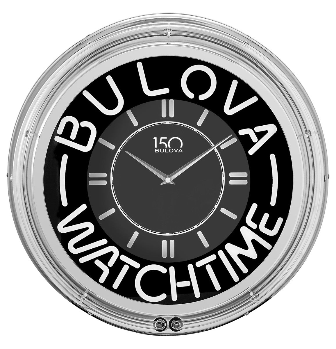 Bulova C1938 Watch Time Neon Wall Clock