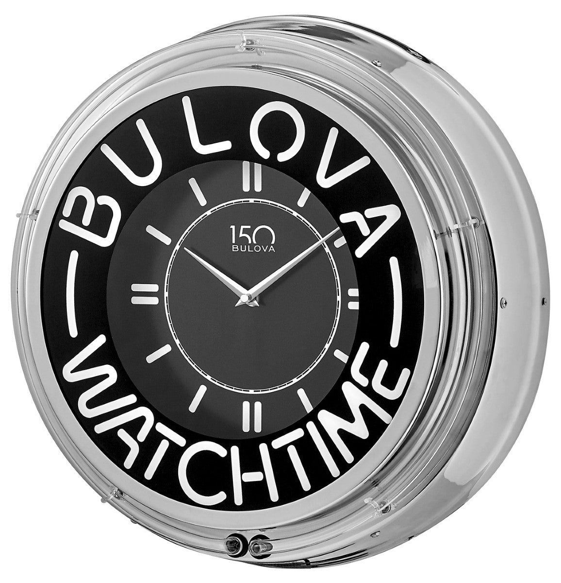 Bulova C1938 Watch Time Neon Wall Clock