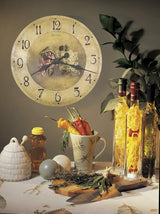 Bulova C3260 Whittingham Antique Fruit 18" Wall Clock