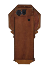 Bulova C3543 Ashford Regulator Old World Walnut Chiming Wall Clock