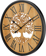 Bulova C4378 Orchard Tree Wood Beaded 24″ Wall Clock