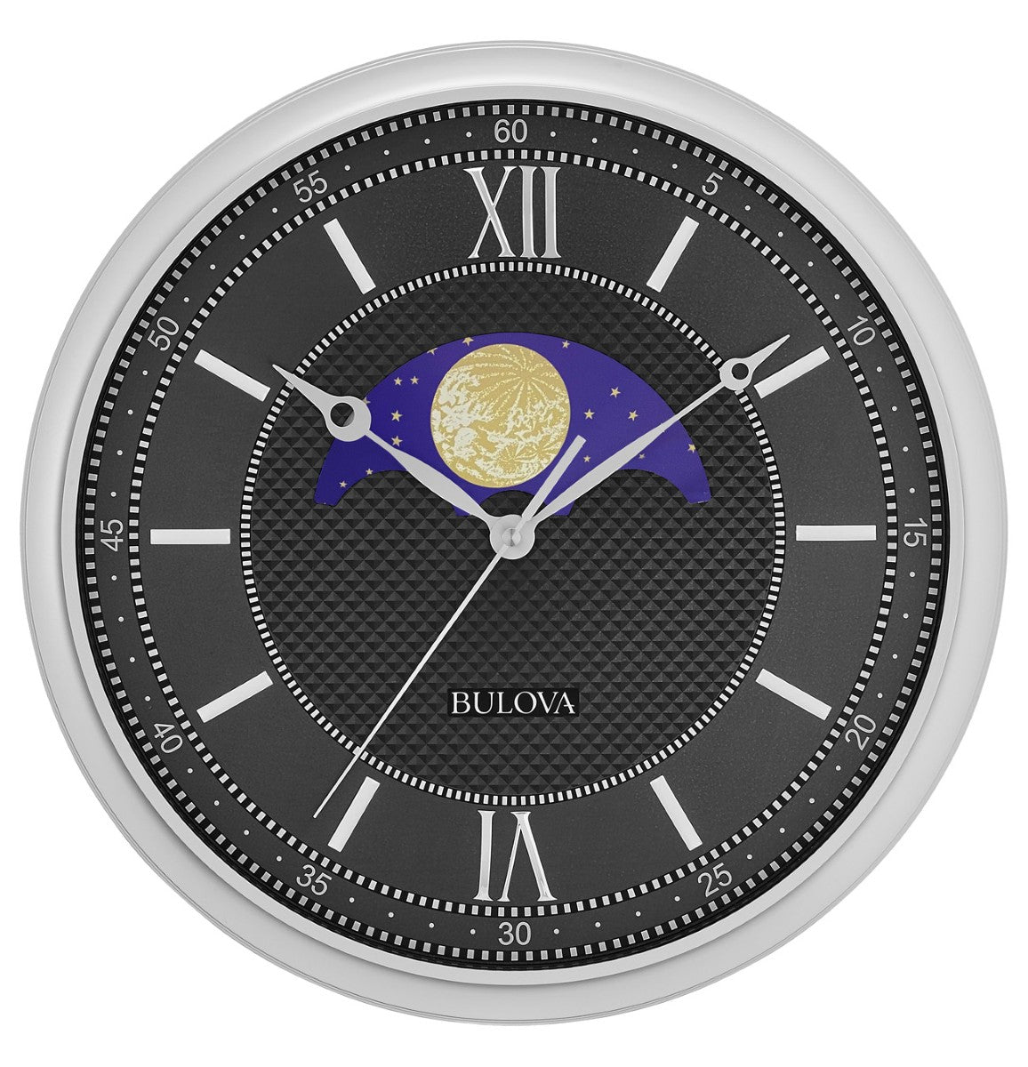 Bulova C4381 Tempus Fugit Day/Night Wall Clock