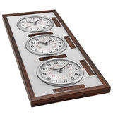 Bulova C4385 Reception Multi Time Zone Wall Clock