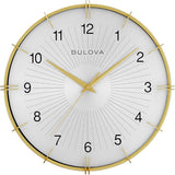 Bulova C4388 Citation Retro Metal 14" Wall Clock