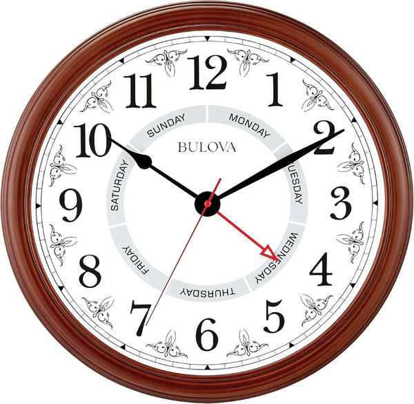 Bulova / Citizen Bulova C4804 Daily Calendar 18" Wall Clock (Open Box)