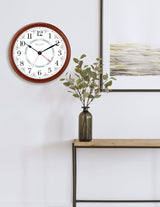 Bulova C4804 Daily Calendar 18" Wall Clock (Open Box)