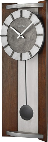 Bulova C4808 Newton Modern Pendulum 24" Wall Clock