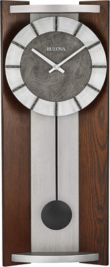 Bulova C4808 Newton Modern Pendulum 24" Wall Clock