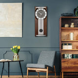 Bulova C4808 Newton Modern Pendulum 24" Wall Clock