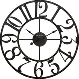 Bulova C4821 Gabriel Rustic Metal Indoor/Outdoor 45" Wall Clock