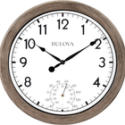 Bulova C4879 Saybrook Indoor/Outdoor 10" Wall Clock
