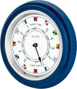 Bulova C4891 Tide Light Navy Blue Backlit 10" Tide Clock