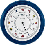 Bulova C4891 Tide Light Navy Blue Backlit 10" Tide Clock