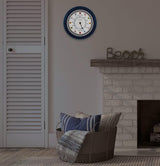Bulova C4891 Tide Light Navy Blue Backlit 10" Tide Clock