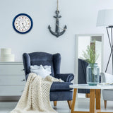 Bulova C4891 Tide Light Navy Blue Backlit 10" Tide Clock