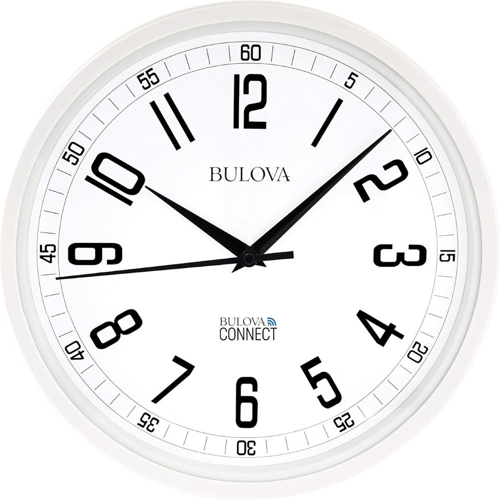 Bulova C5002 Accuracy Atomic WiFi 12.5" Wall Clock