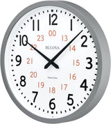 Bulova C5003 Atomic Time 1 Analog 15.5″ Wall Clock