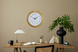 Bulova C5005 Atomic Time 3 Analog 12.5″ Wall Clock