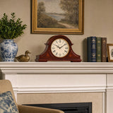 Bulova B1520 Burton Cherry Triple Chime Tambour Mantel Tabletop Clock - view 3