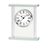 Bulova B1728 Cooper Beveled Glass Carriage Tabletop Clock