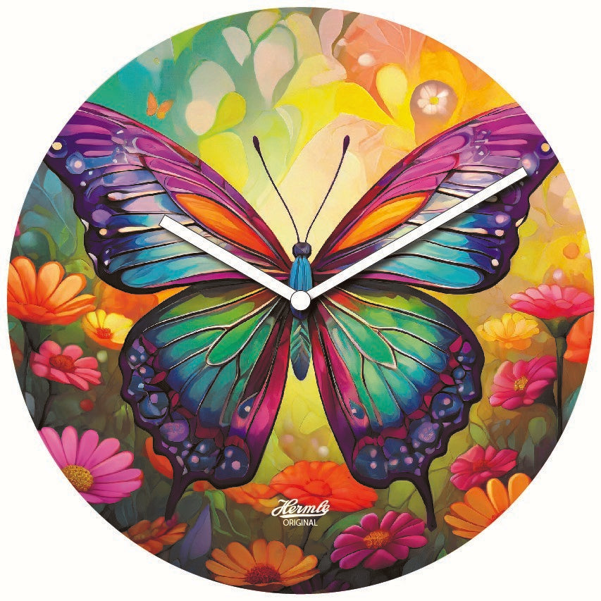 Hermle Butterfly 12" Quartz Wall Clock, 30928302100