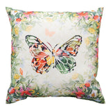 Butterfly Squares Climaweave Throw Pillow 18" x 18" By Sherri Buck Baldwin