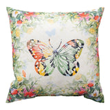 Butterfly Squares Climaweave Throw Pillow 18" x 18" By Sherri Buck Baldwin