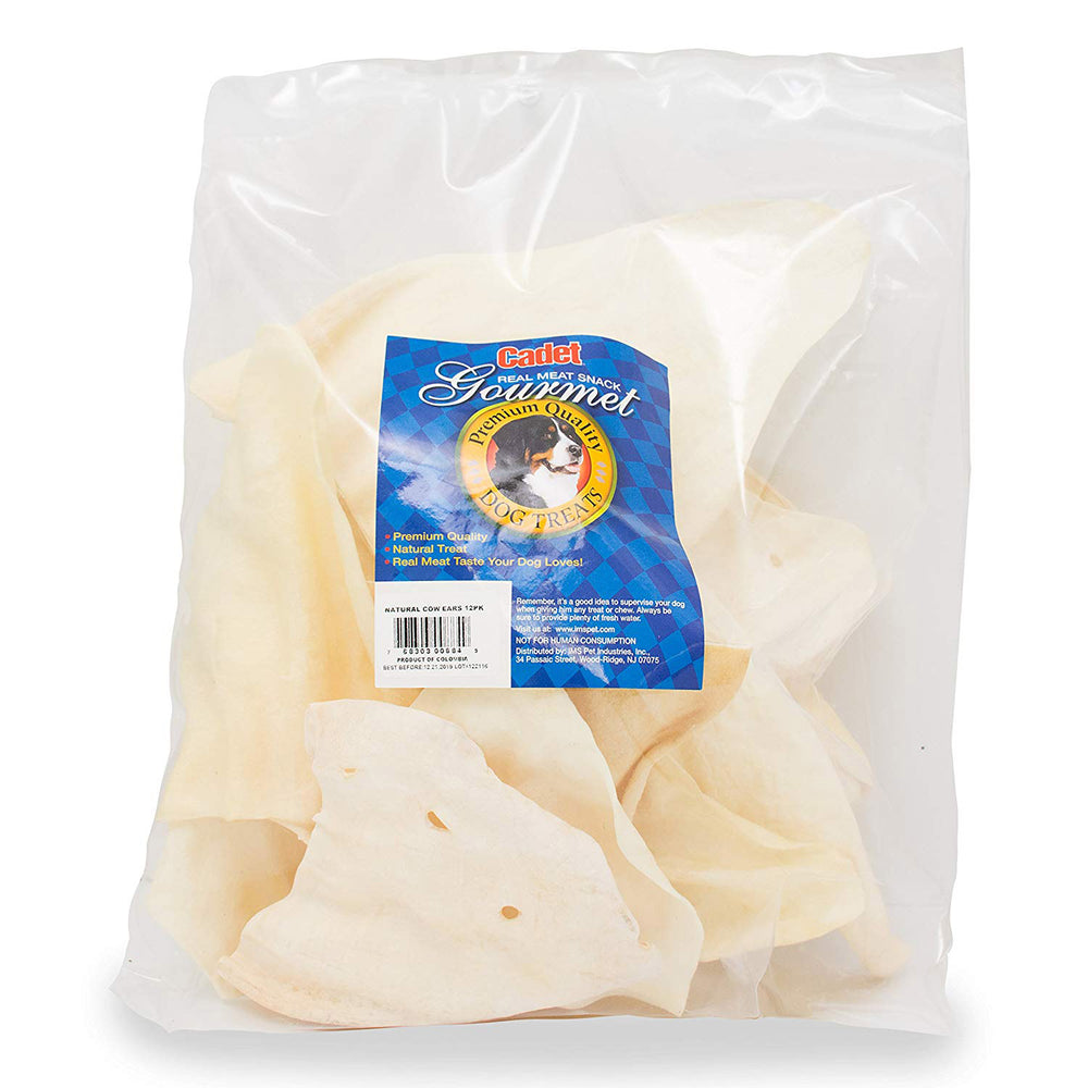 Cadet Cow Ears - 12 pack / White