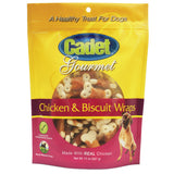 Cadet Premium Gourmet Wraps Treats - Chicken with Biscuit / 14 oz