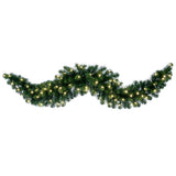 Vickerman Artificial Oregon Fir Swag, 48", Warm White Wide Angle LED