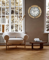 Bulova C3396 LE Brasserie Antique Hardwood 27" Wall Clock