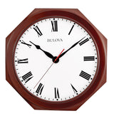 Bulova C4340 Capital Vintage Gallery Solid Hardwood 19.75" Wall Clock (Open Box)