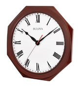 Bulova C4340 Capital Vintage Gallery Solid Hardwood 19.75" Wall Clock (Open Box)