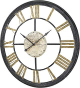 Bulova C4801 Olde World Metal Indoor/Outdoor 48" Wall Clock