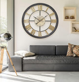 Bulova C4801 Olde World Metal Indoor/Outdoor 48" Wall Clock