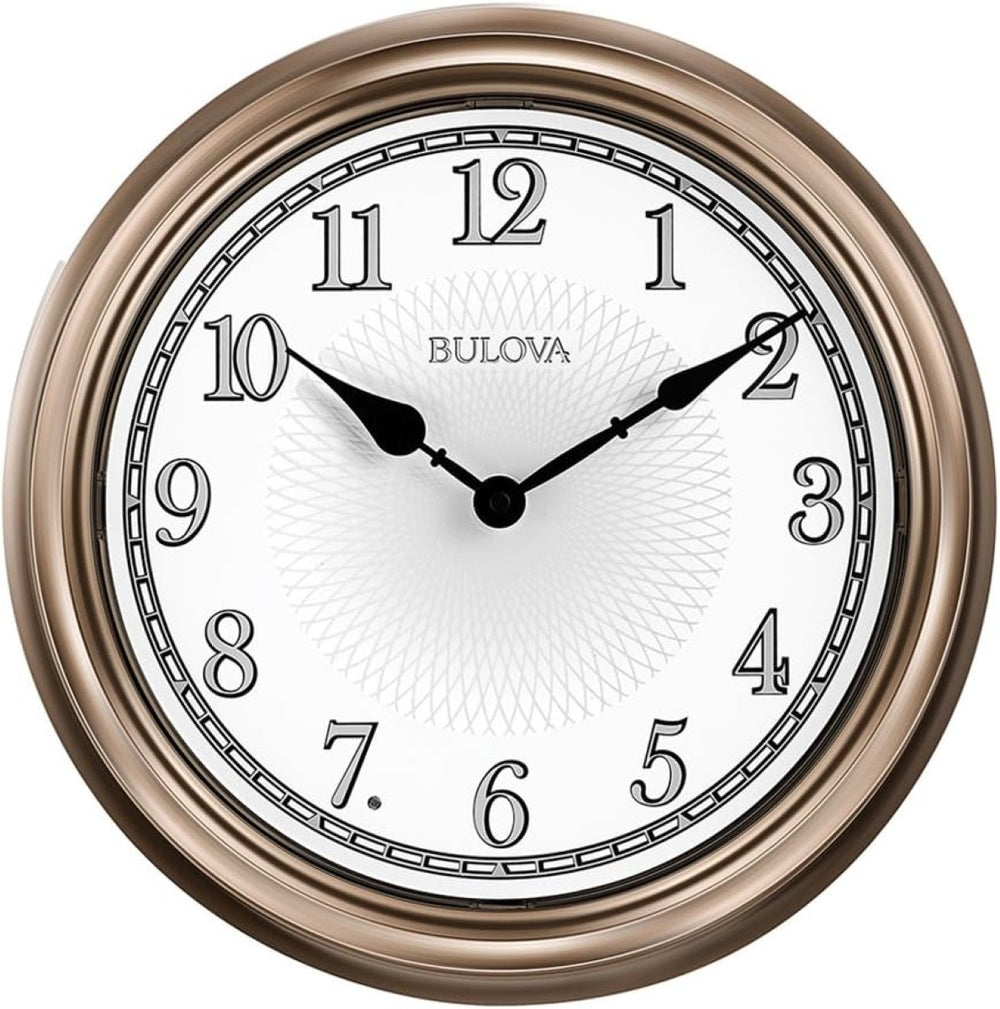 Bulova C4826 Light Time LED Indoor/Outdoor 14" Wall Clock
