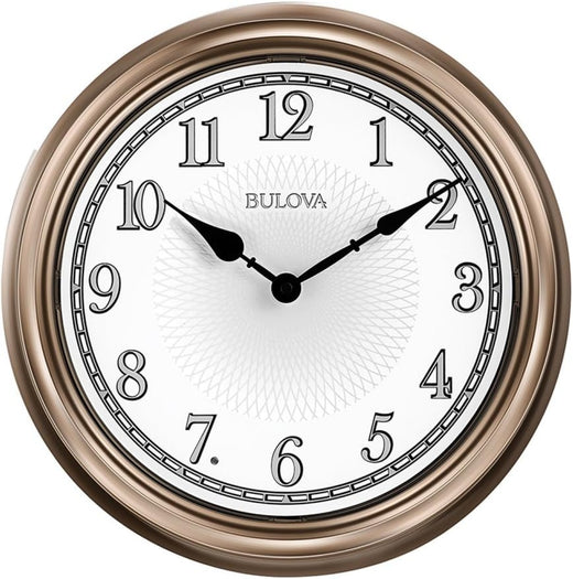 Bulova C4826 Light Time LED Indoor/Outdoor 14" Wall Clock (Open Box)